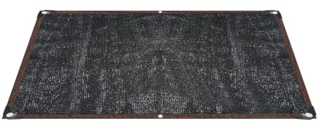 aqxreight Cobertor para Gallinero Negro, Red Parasol con Protección y Circulación de Aire para Aves y Jardín, Malla Ligera de Polietileno de 3,5 X 2 M, Incluye 20 Cuerdas Elásticas