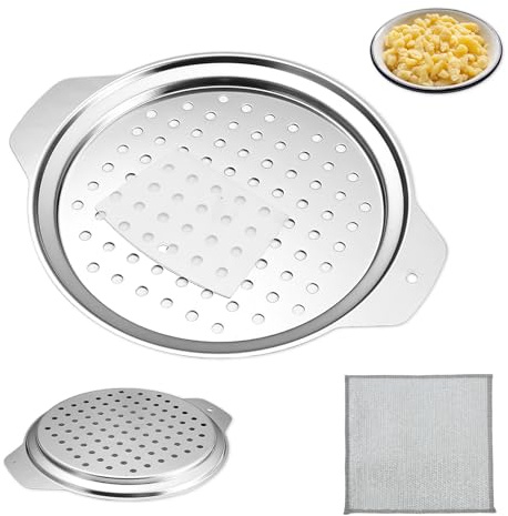 Colino per spätzle in acciaio inox con raschietto e rapida produzione di spätzle, per pentole (24-28 cm), con occhiello per appenderlo, lavabile in lavastoviglie