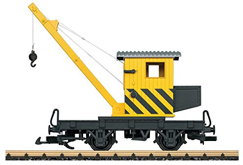 LGB – 40043 grúa – grúa giratoria con Gancho – Accesorios de Carga Funcional – Modelo detallado – Apto para Exteriores – a Partir de 15 años – Pista G – Escala 1:22,5