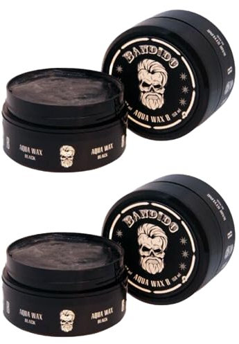 Bandido x 150 ml Bandido Haarwachs Nr. 8 schwarzes Haarwachs, Haar-Styling-Wachs, Herren-Haargel