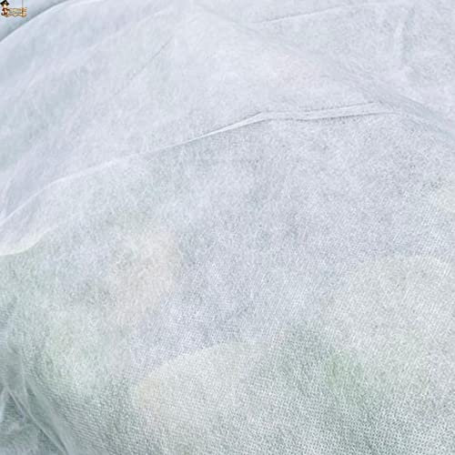 BricoLoco.com Manta de Malla térmica antiheladas 30 grs./m2 para Plantas, Cultivos, huerto, jardín. Tela Tejido geotextil Invernal protección contra heladas, frío, Escarcha. (2x12 MTS.)