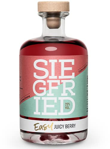 Siegfried Easy Juicy Berry | Aperitif | Sommerlich fruchtig | Echte Frucht - weniger süß | 500ml | 20% vol.