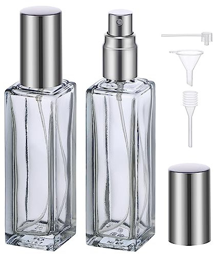 Segbeauty 2 x Nachfüllbare Parfüm Sprühflasche 20ml Beutel Zerstäuber Leere Probe Spray Taschenduft für Date, Arbeit, Urlaub