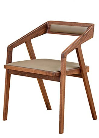 JQUAL Esszimmerstühle Einfacher Massivholzstuhl Nordischer Wohnzimmer-Esszimmerstuhl Modernes Büro Home Study Bürostuhl Schwammpolsterung Küchenstühle