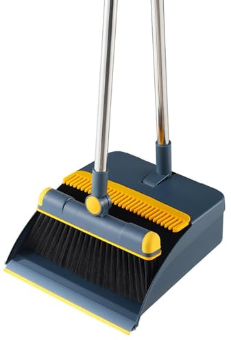 Scopa con impugnatura comoda, per la pulizia della casa, strumenti per la pulizia della cucina, set di scopa per la casa, per la pulizia per cucina, soggiorno, camera da letto