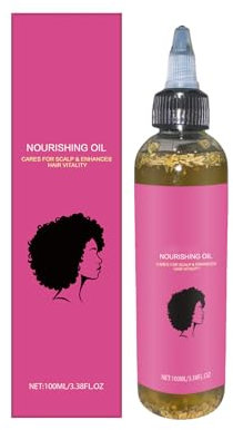 Haarpflegeöl,Hair Care Oil, Gegen Haarausfall & für schnelles Haarwachstum,Kaltgepresst, Ohne Silikone,vegan,Natürliches Haaröl (100ml)