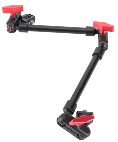Culnflun Braccio magico, 22 Magic ARM W CLAMP CAMERA CAMERA, ARM articolante 1/4 pollici a vite a doppia sfera di estensione multi -angolo regolabile per monitoraggio, telefono, f