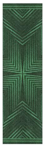 voucong Cinta de agarre de línea abstracta verde oscuro para monopatines, cinta de agarre antideslizante para patineta, cinta de agarre para patineta, 83 x 22,8 cm