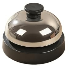 Timbre Llamada Mesa Campana de palma exquisita y duradera