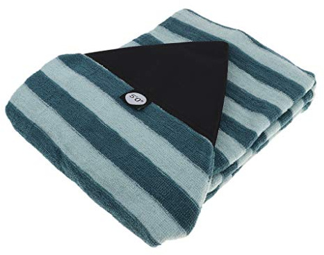 Menolana 5.6ft Superlight Surfboard Sock Cover with Drawstring Closure & Padded Pointed Nose Travel Storage Bag, 5.0ft