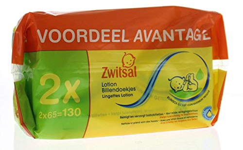 Zwitsal - Zwitsal Bebis Lotion Wipes Duo - 130 Räknas