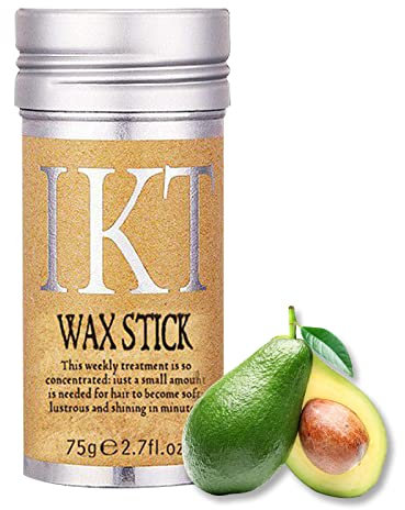 Bâton de Pommade Capillaire, Wax Stick, Bâton de Cire Coiffante De Cheveux Naturels, pour Perruques, Cheveux Cassés, Volants et frisottis, Doux Avec un Parfum Léger