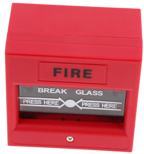 Artibetter Glasbrecheralarm Mit Manueller Rückstellung Feueralarm Für Notausgänge Alarmknopf Für Privathaushalte Und Unternehmen Zugangskontrolle Für Notausgänge Türbruchsicherung Aus Kunstst