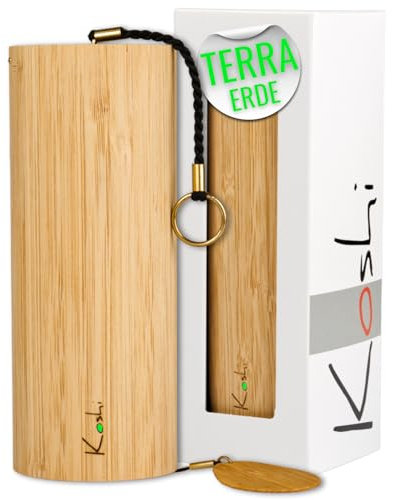 Koshi Klangspiel Erde - Terra Windspiel - Wind Chime Bambus - Für Yoga Meditation Garten