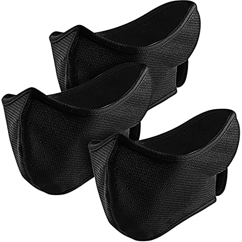 3 Pack Winter Half Face Mask for Cold Weather Adjustable Windproof Fleece Ear Warmer Face Cover Balaclava Half Ski Mask Windproof Fleece for Running Skiing and Other Sports for Women Men