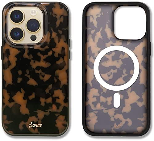 Sonix Case for iPhone 14 Pro | Compatible with MagSafe | 10ft Drop Tested | Tortoiseshell | Brown Tort