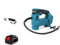 Akku Kompressor Kompatibel für Makita 18v Akku,Elektrische Akku Luftkompressor, Kompressor Auto mit Digitaler Anzeige und LED Lampe,22 L/min,150 PSI (Ohne Akku) (Mit Batterie)