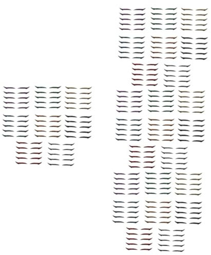 TOVINANNA 4 Set Di Adesivi Per Eyeliner Facili Da Usare 40 Adesivi Per Eyeliner Riutilizzabili Doppi Nastri Per Occhi Per Donne 40 Paia * 4