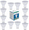 Bratek Lampadine LED GU10 7W Luce Naturale 4000K – Equivalenti 70W, Faretto LED da Soffitto 710lm, Accensione Immediata, Risparmio Energetico – 12 Pezzi