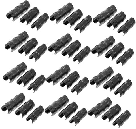 CAXUSD 60pezzi Clip di Fissaggio per Teli da Serra Morsetti Resistenti in Lega per Tubi per Copertura Piante e Tela Protettiva Accessori Pratici per Strutture e Tunnel