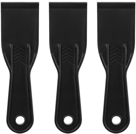 Prasacco 3 Stück Kunststoffspatel, Kunststoff Spachtel Set Farbschaber Spachtelmesser Schaber Kittmesser Werkzeug Luftblasenentferner Werkzeuge Tapetenschaber Spachtelschaber Harzentfernung