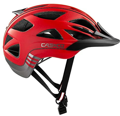 Casco Activ 2 Fahrradhelm - Rot-Anthracite mat, Kopfumfang:52-56 cm