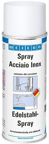 WEICON Spray Acier Inox 400 ml/Revêtement des surfaces anticorrosif