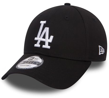 New Era Los Angeles Dodgers MLB League Essential Schwarz Verstellbare 9Forty Cap für Kinder - Child