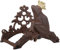 3 Stück Esschert Design Schlauchhalter, Gartenschlauchhalter Motiv Frosch mit Krone, aus rötlichem Gusseisen für Wandmontage, ca. 26 x 16 x 20 cm