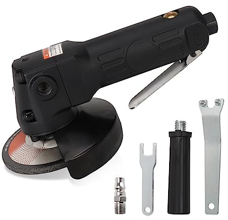 Esmeriladora de banco Amoladora angular neumática de 4 pulgadas, muela abrasiva, máquina pulidora de aire for corte de madera y Metal, herramienta neumática for pulir
