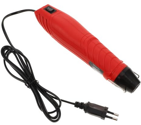 Cabilock Saldatura a calda dispositivo di riscaldamento ad aria calda ventilatore ad aria calda portatile per auto soffiatore ad aria calda portatile pp rosso