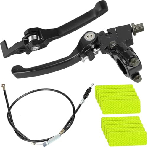 ZAMDOE 22mm Pit Dirt Bike Embrague Freno Palancas Juego Manillar Moto Freno Plegable Pestillo Palanca de Embrague para 90cc 110cc 125cc 140cc 150cc 160cc Pit Dirt Bike para TTR 125cc para Xmotos