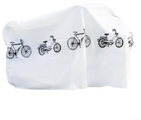 Copertura impermeabile per bicicletta, 200 x 100 cm, per esterni, con protezione UV per pioggia e polvere, in poliestere leggero, 180 g, per ebike, moto, scooter