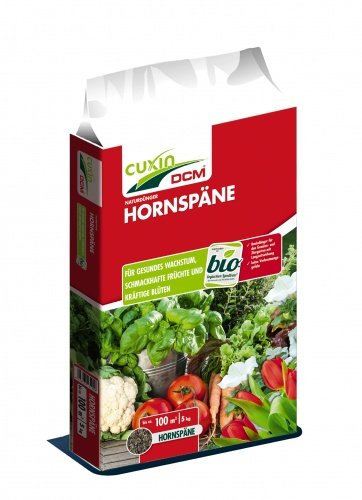 Hornspäne 5 kg Naturdünger Blumendünger Gemüsedünger Gartendünger Cuxin DCM
