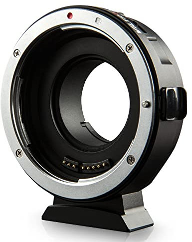 VILTROX EF-M1 Bajonettadapter Autofokus Adapter Objektivadapter für Canon EOS EF/EF-S Objektiv auf M4/3 MFT Olympus Panasonic Kamera GH4 GH5 GF6 GX7 E-M5 E-M10II E-PL5