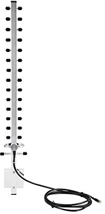 Kafuty WiFi antenn RP SMA-anslutning 2,4 GHz 25 dBi trådlös riktantenn WiFi router utomhus 2M kabel hållbar, lätt aluminiumlegering
