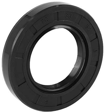X AUTOHAUX Joint d'Étanchéité d'Arbre 30mm x 52mm x 8mm Noir Joint d'Huile d'Arbre TC à Double Lèvre en Caoutchouc pour Voiture