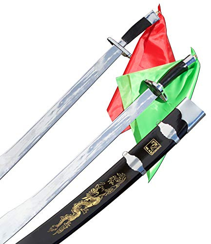 KungfuDirect Wushu/Kung Fu Twin Broadsword (Shuang Dao) (Blade Size 24.5)