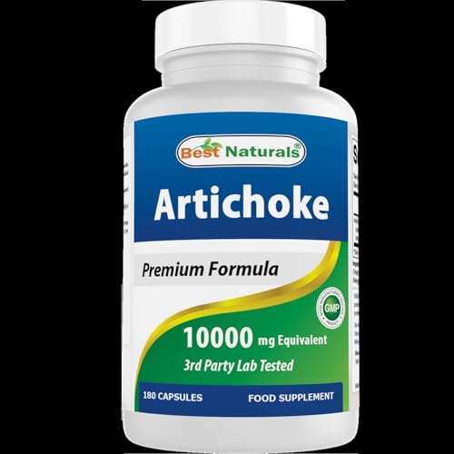 Best Naturals Artichoke Extract 500 mg 180Capsule (180 Count (Pack of 2))