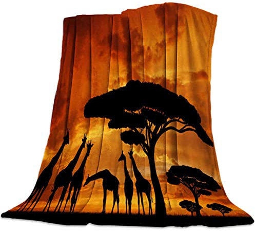 3D-Decke Afrika Flanell Bettdecke Tagesdecke Bettdecke Bettdecke weich leicht warm gemütlich Überwurfdecke Queen King Size