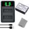 Batmax LP-E10 Akku and Dual Charger with Type C Port Compatible with Canon Kiss X50 X70 X80 X90, EOS 1100D 1200D 1300D 1500D 2000D 3000D 4000D,EOS Rebel T3 T5 T6 T7 T100 DSLR digital Camera