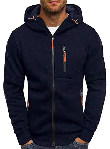 unilarinna Herren Sweatjacke Hoodie Kapuzenjacke mit Reißverschluss Oversized Sweatshirt Kapuzenpullover Sportjacke Outdoorjacke Herren Zip Hoody Casual Outdoor Long Sleeves Hoodiejacke
