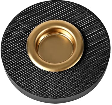 Cello endpin Anchor Stopper, Rubber Rock Stop Mat Pad endpin Rest, Double Bass Round Protector Cello Holder Accessories with Reinforced Brass Base Instrument for Practice & Performance