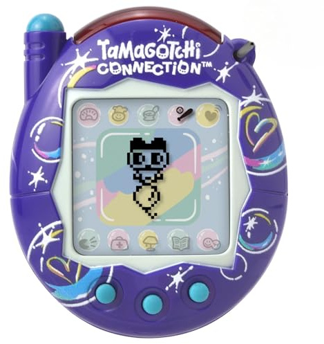 TAMAGOTCHI Bandai Connection - Giocattolo elettronico digitale per animali domestici, con bolle di sapone, con connessione a infrarossi per divertimento condiviso, giocattoli per bambini per ragazze e