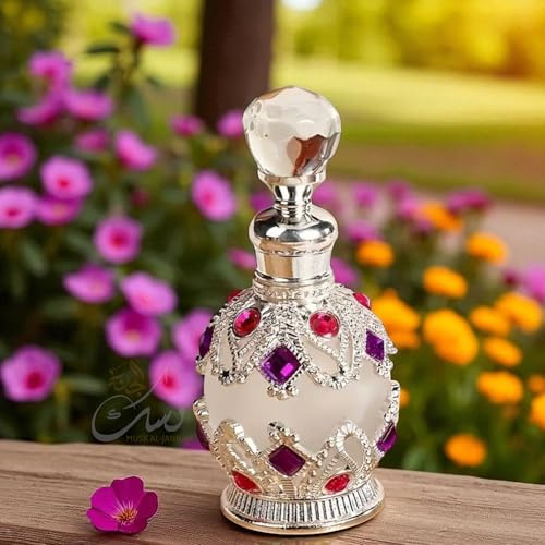 MUSK AL TAHARA – White Thick Perfume Oil | 15ML | Alcohol-Free | Long-Lasting | Fruity, Floral, Musky Scent | Glass Bottle with Dipstick | Unisex | by Musk Al Jannah