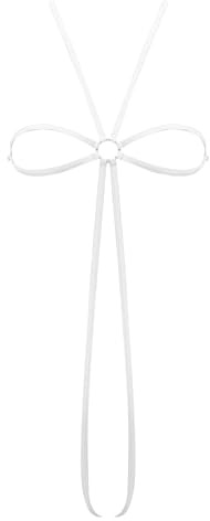 FEESHOW Damer Micro Sling Shot Bikini Ouvert Stringbody urholkning remmar underkläder öppen kopp underkläder beachwear