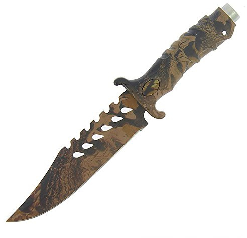 G8DS® Fahrtenmesser Camo King 10,5 inkl. Etui Outdoormesser Camping Survival