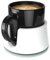 HIT PRODUCTS TableCoaster - Original Anti-Spill Table and Desk Cup Holder, Glacier White - RV and Boat Drink Holder, A Tip-Proof Coaster with Tacky Base and Walled Profile to Prevent Spilled Drinks