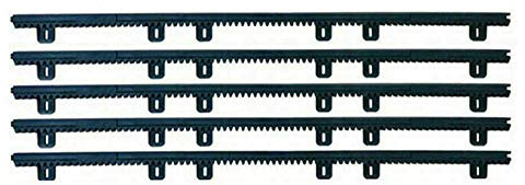 Kit crémaillère 5 m 5 m universel pour portail coulissant en nylon plastique