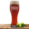 Bierglas mit Name oder Wunschtext, Weizenbierglas 0,5l inkl. Gravur, individuelles Geschenk, personalisiertes Weizenglas (Barock 01)